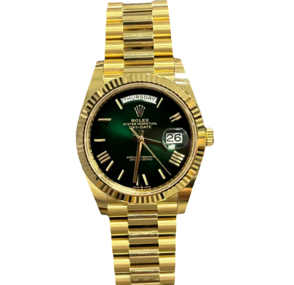 IMAGE-EDIT_875101b0-a56c-4b5c-b759-170383486490 Automatic Rolex Day-Date Ombre Green Dial Watch