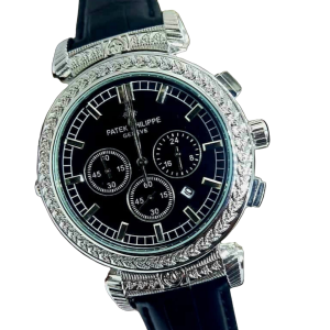 Black Double-faced Patek Philippe Chronograph 45mm