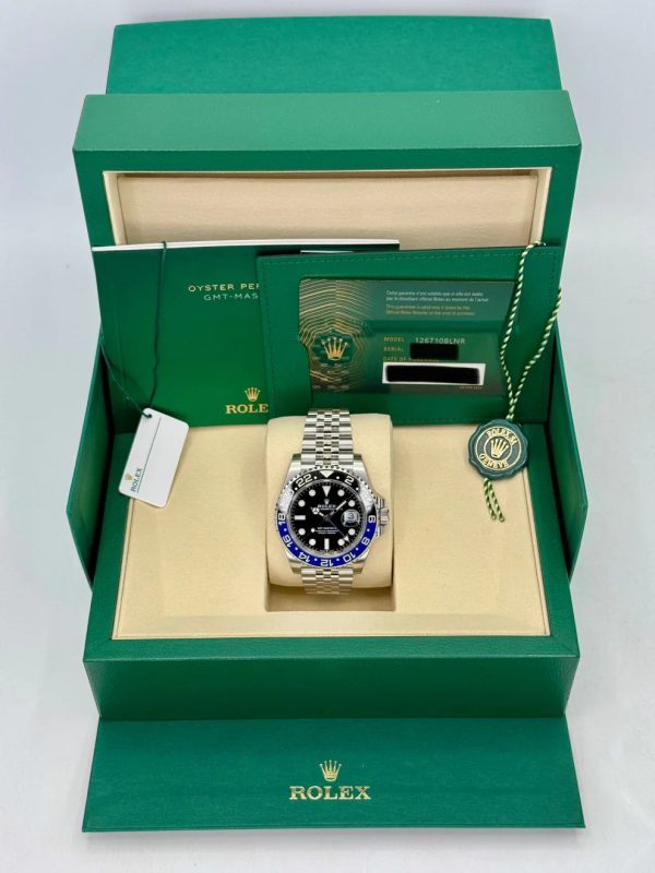 Rolex GMT-Master II "Batgirl" 40mm 126710BLNR Jubilee