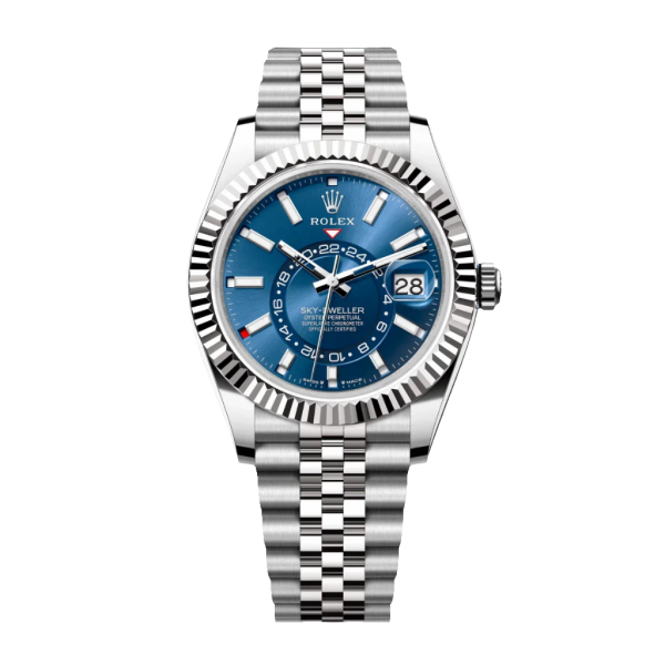 background-editor_output_71315db6-7309-4648-8b8b-5cd807944232 Rolex Sky-Dweller Steel Jubilee Blue Dial