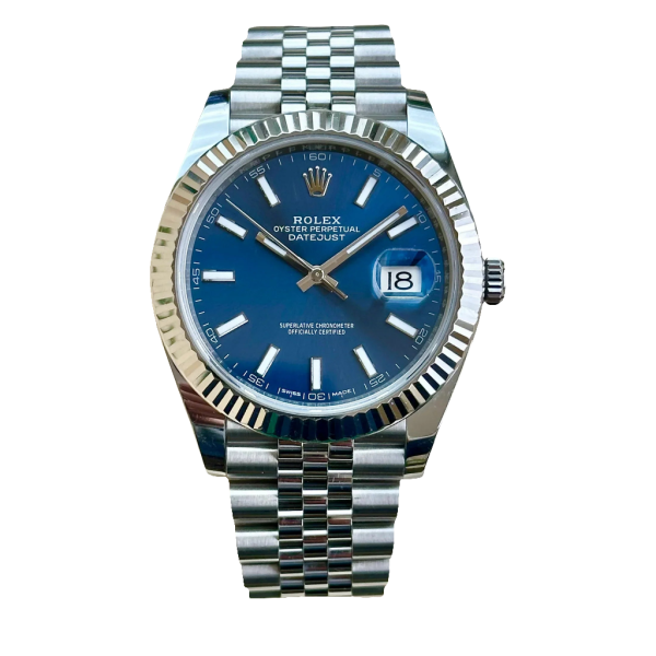 background-editor_output_73eb6e0d-f3f7-4e10-904c-f86bb7523bc9 Automatic Rolex Datejust 41 Sunburst Blue Ref 126334 41mm