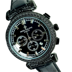Black Double-faced Patek Philippe Chronograph