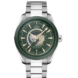 Self Winding Omega Seamaster Aqua Terra 150M Co-Axial Master Chronometer GMT Worldtimer