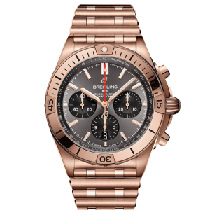 Breitling Chronomat B01 Red Golden Watch 46mm