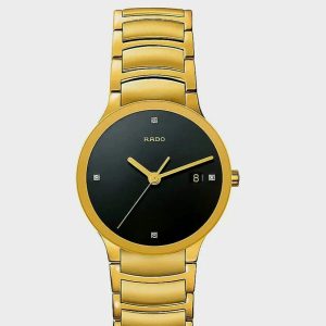 Luxury Golden Ceramic Timepiece for Men and Women