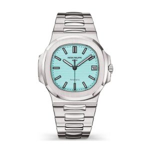 Blue Tiffany Dial x Patek Philippe Nautilus